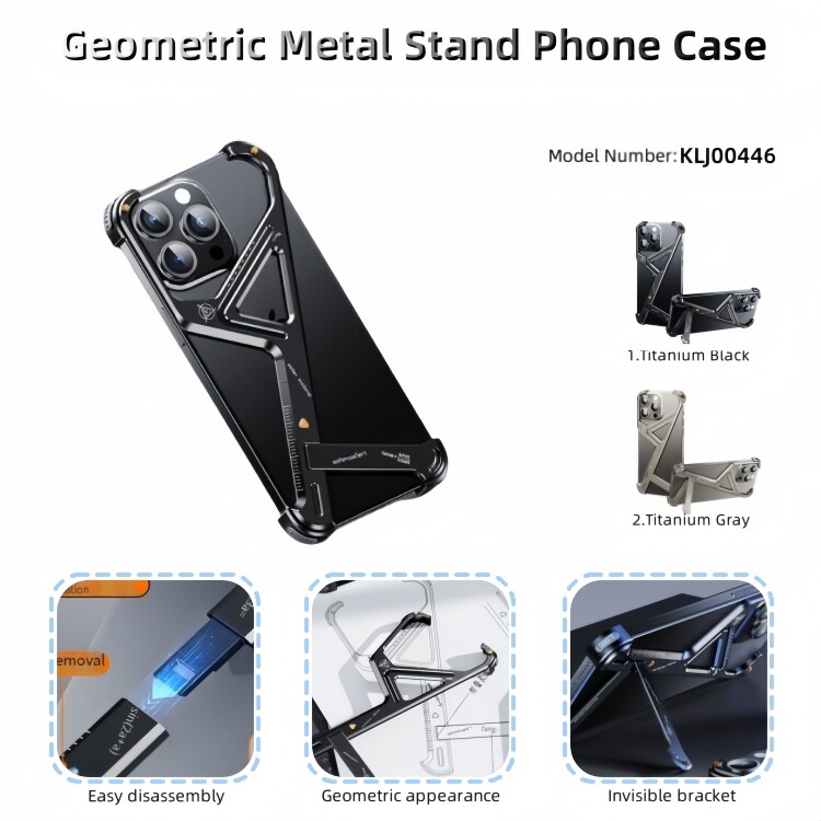 IPhone case with metal camera