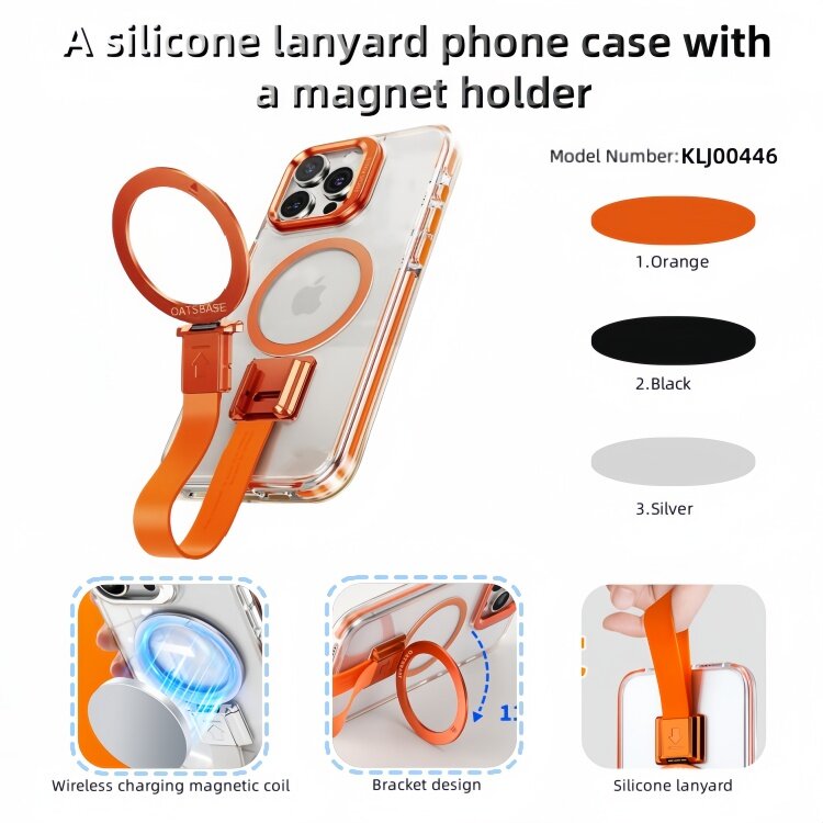 Magnetic phone holder case iphone