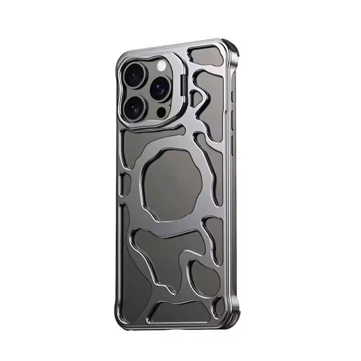 Titanium case camera bracket