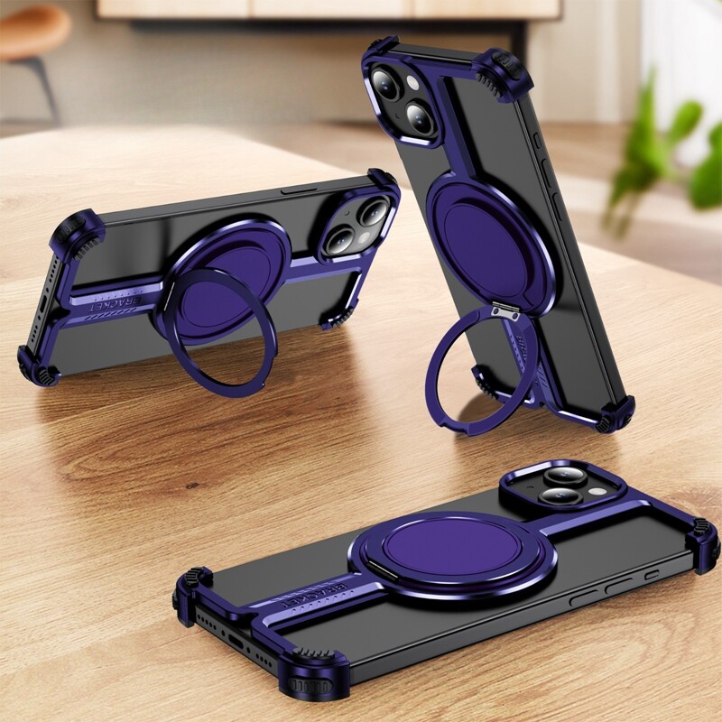 Magnetic phone holder case iphone