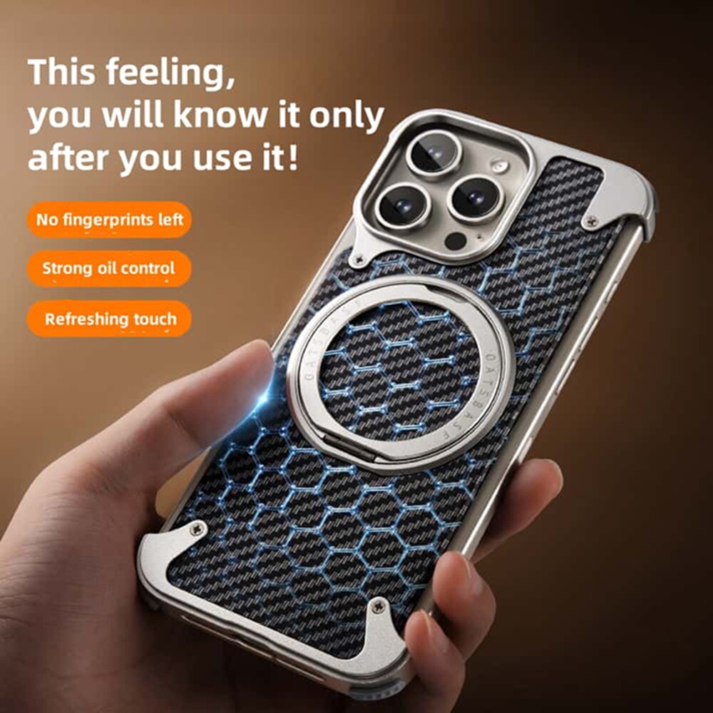 Real carbon fiber phone case