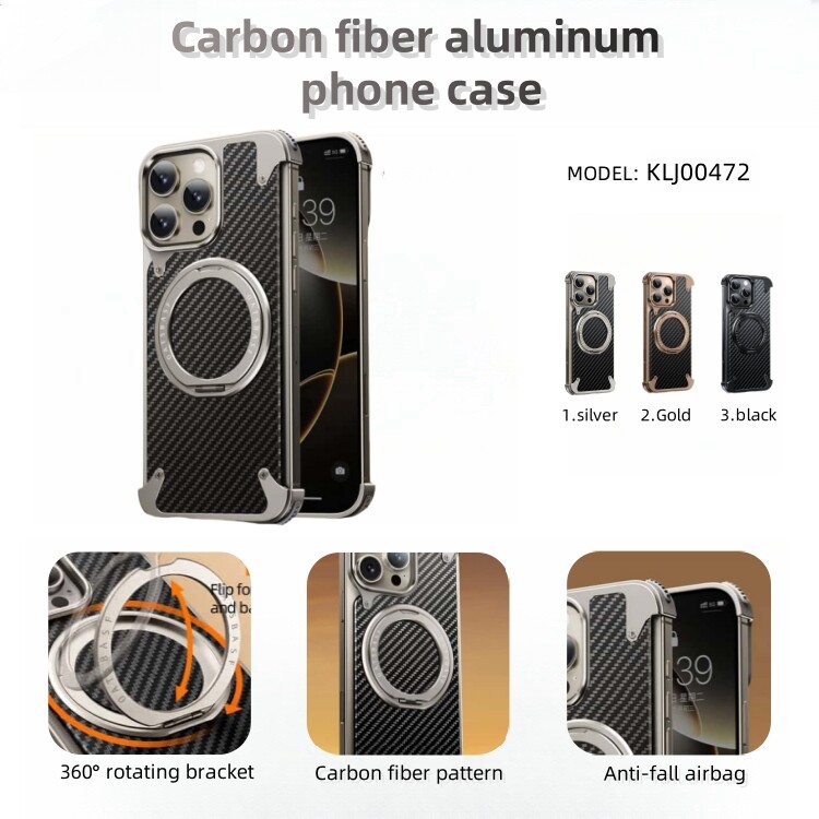 Real carbon fiber phone case