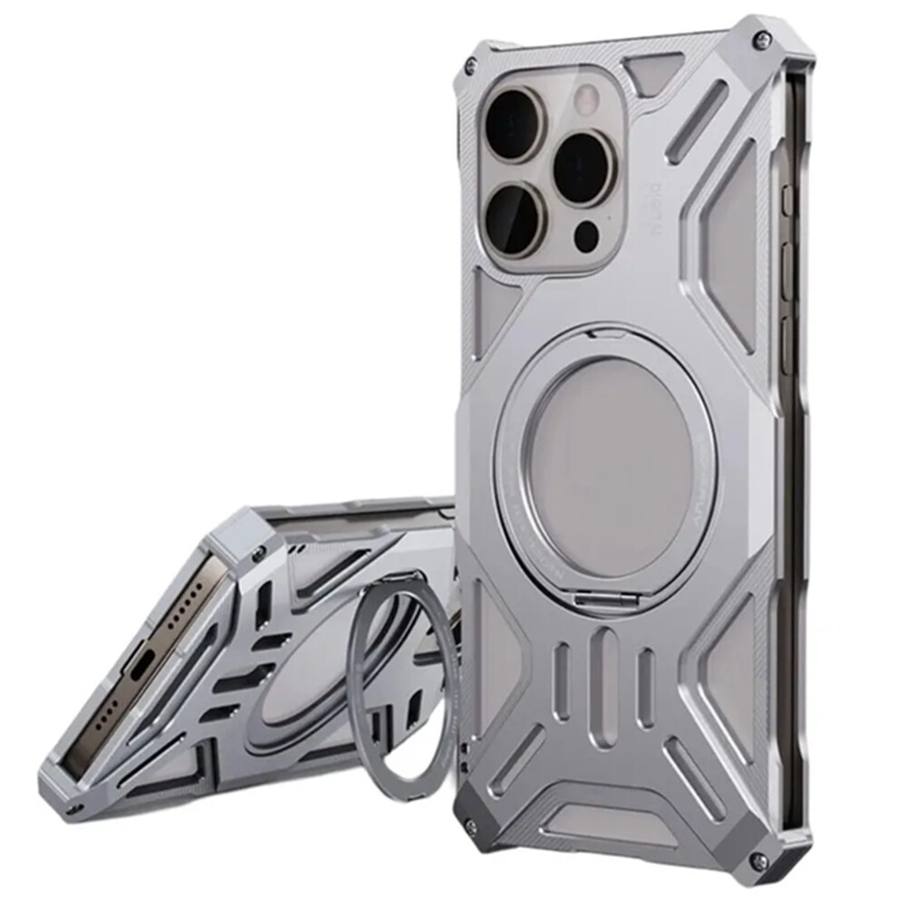 IPhone case with metal camera