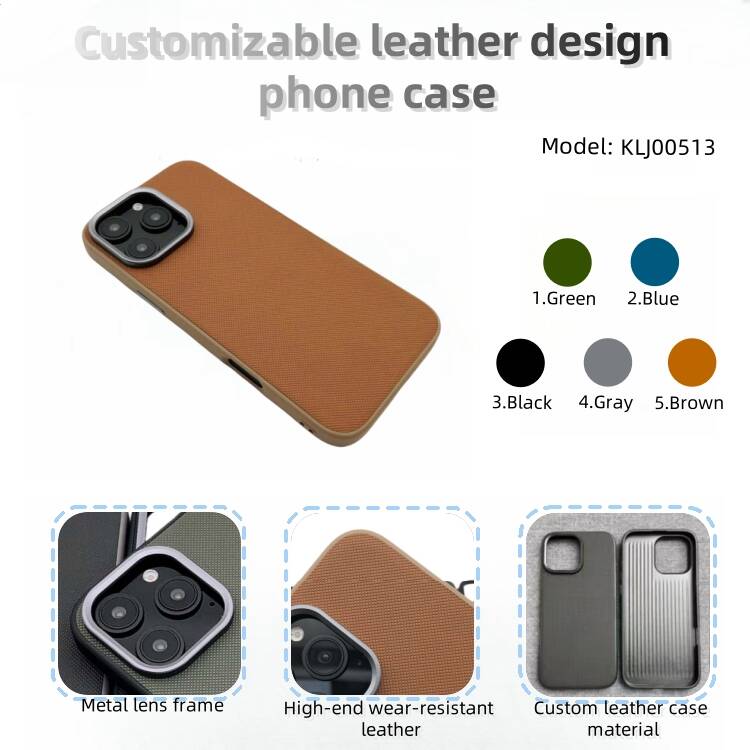 Leather phone case