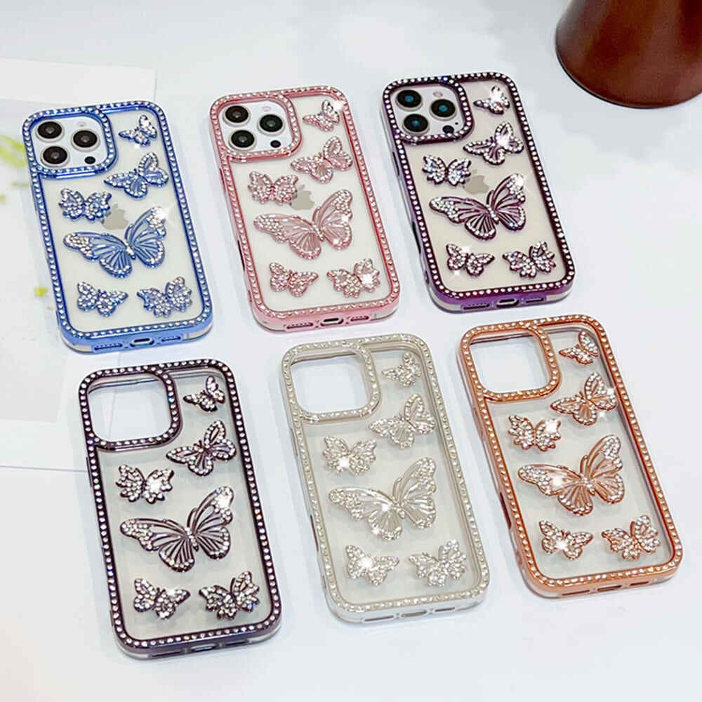 Butterfly phone case 3D Butterfly Craft Model D for iPhone