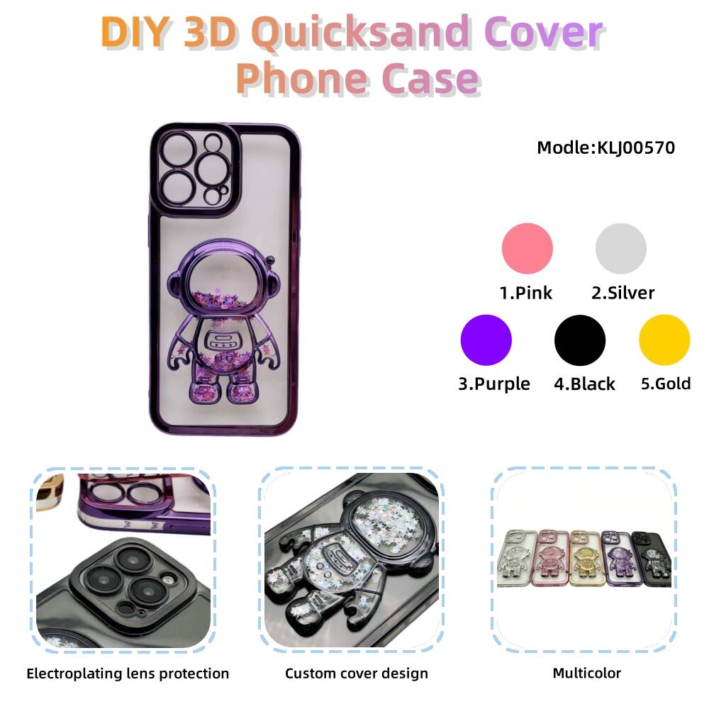 Iphone 15 case for women Astronaut Quicksand for all models