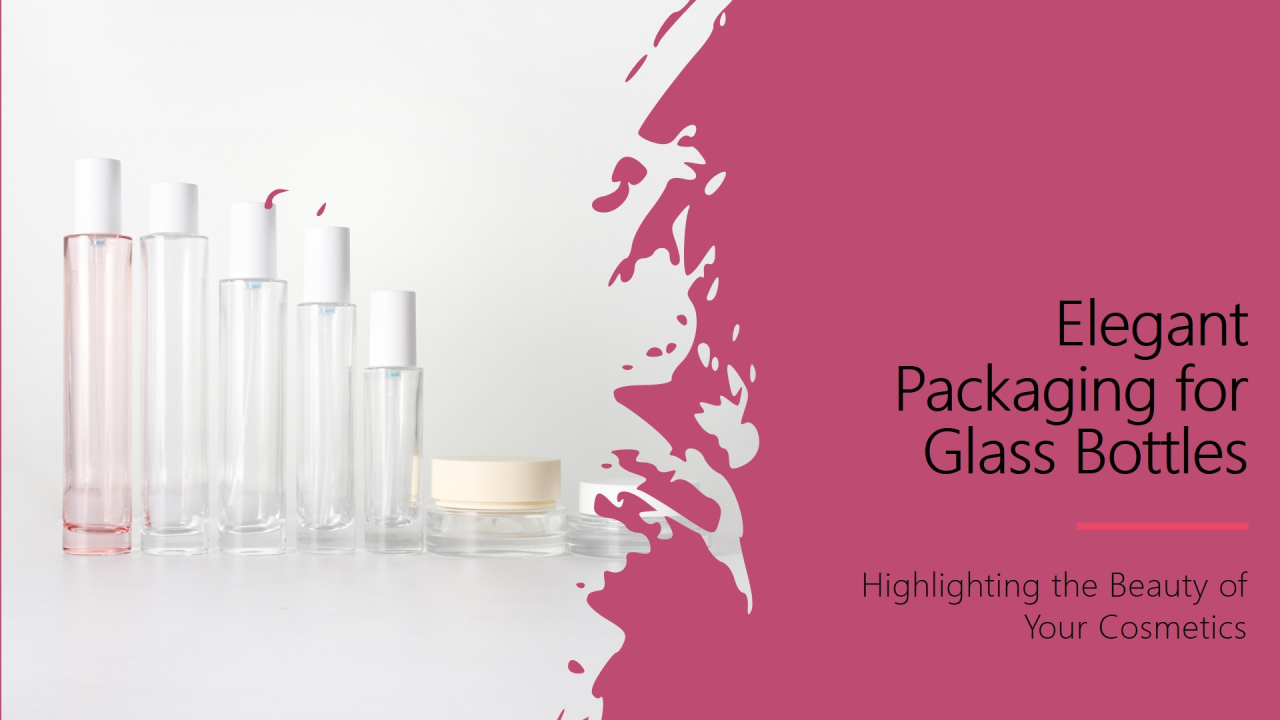 The Packaging Process of Cosmetic Glass Bottles