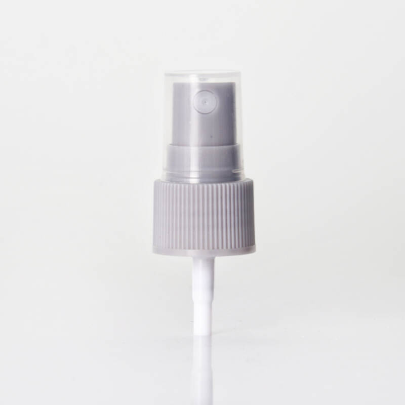 Hot Selling Gray Plastic Mist Sprayer with Transparent Cap for Glass Bottle Plastic Bottle 20/410mm Size