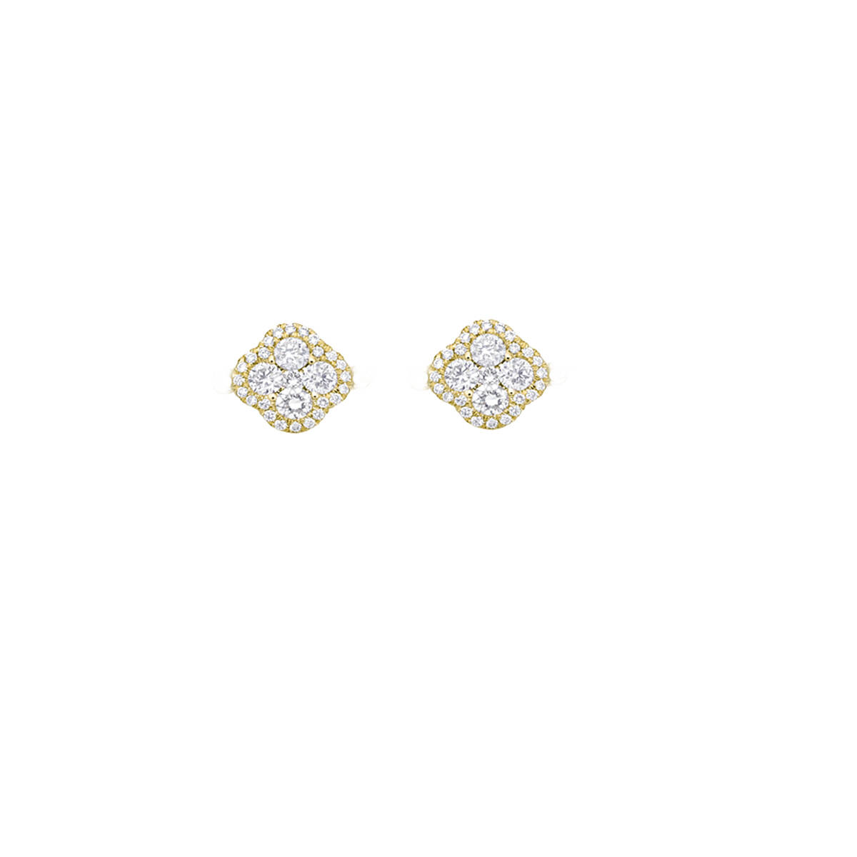 925 Silver High Quality Jewelry Set - Flower Stud Earrings