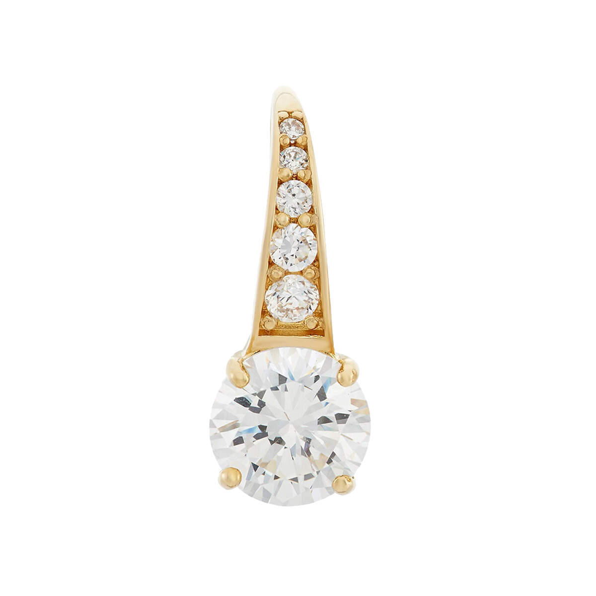 925 Silver High Quality Fashion Cubic Jewelry Set - Round Cubic Pendant