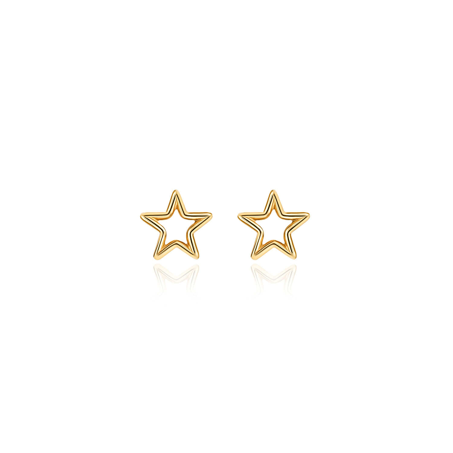 925 Silver Minimalist Star Set - Star Stud Earrings