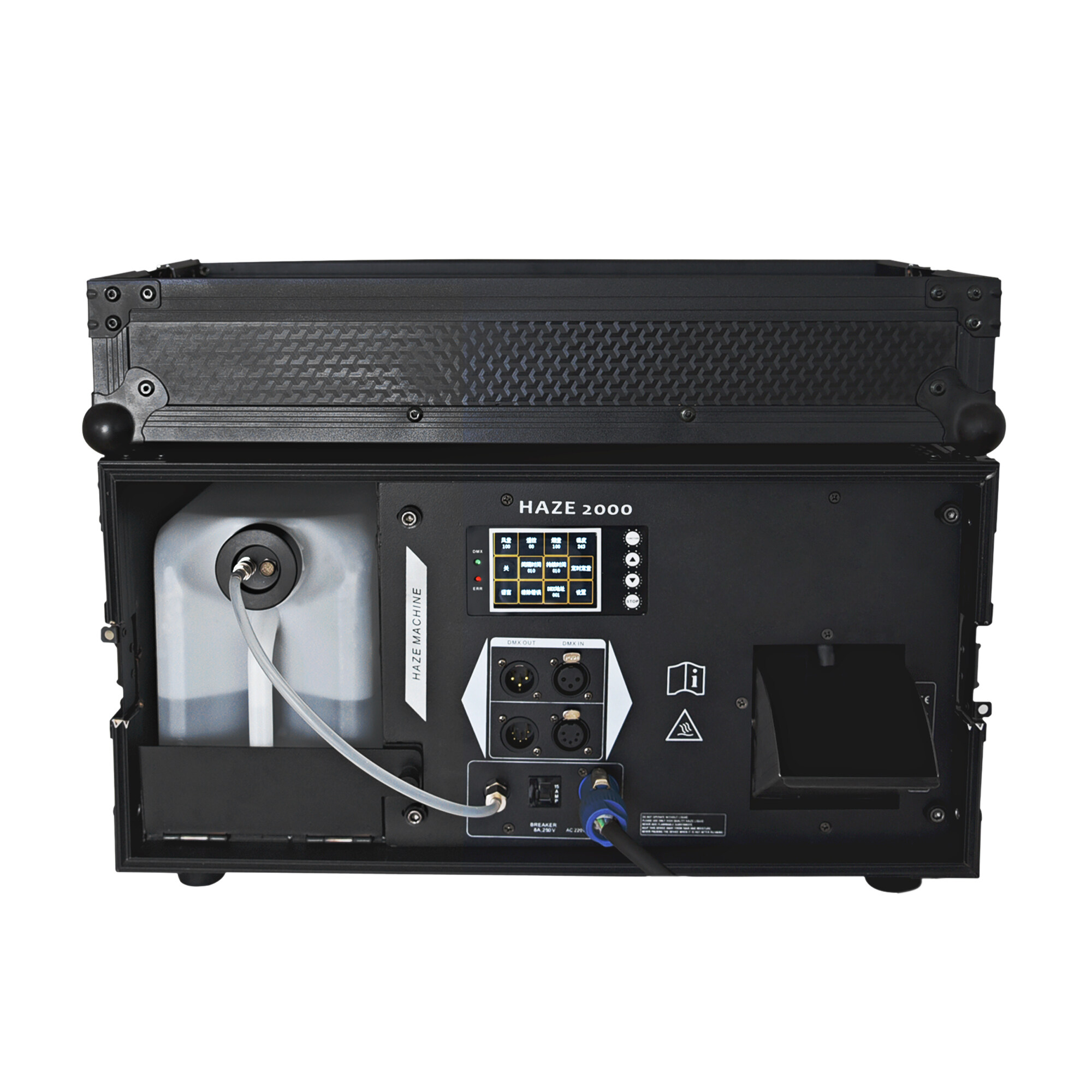 STR-A-03 2000W Morning Fog Machine DMX + LCD with Flight Case
