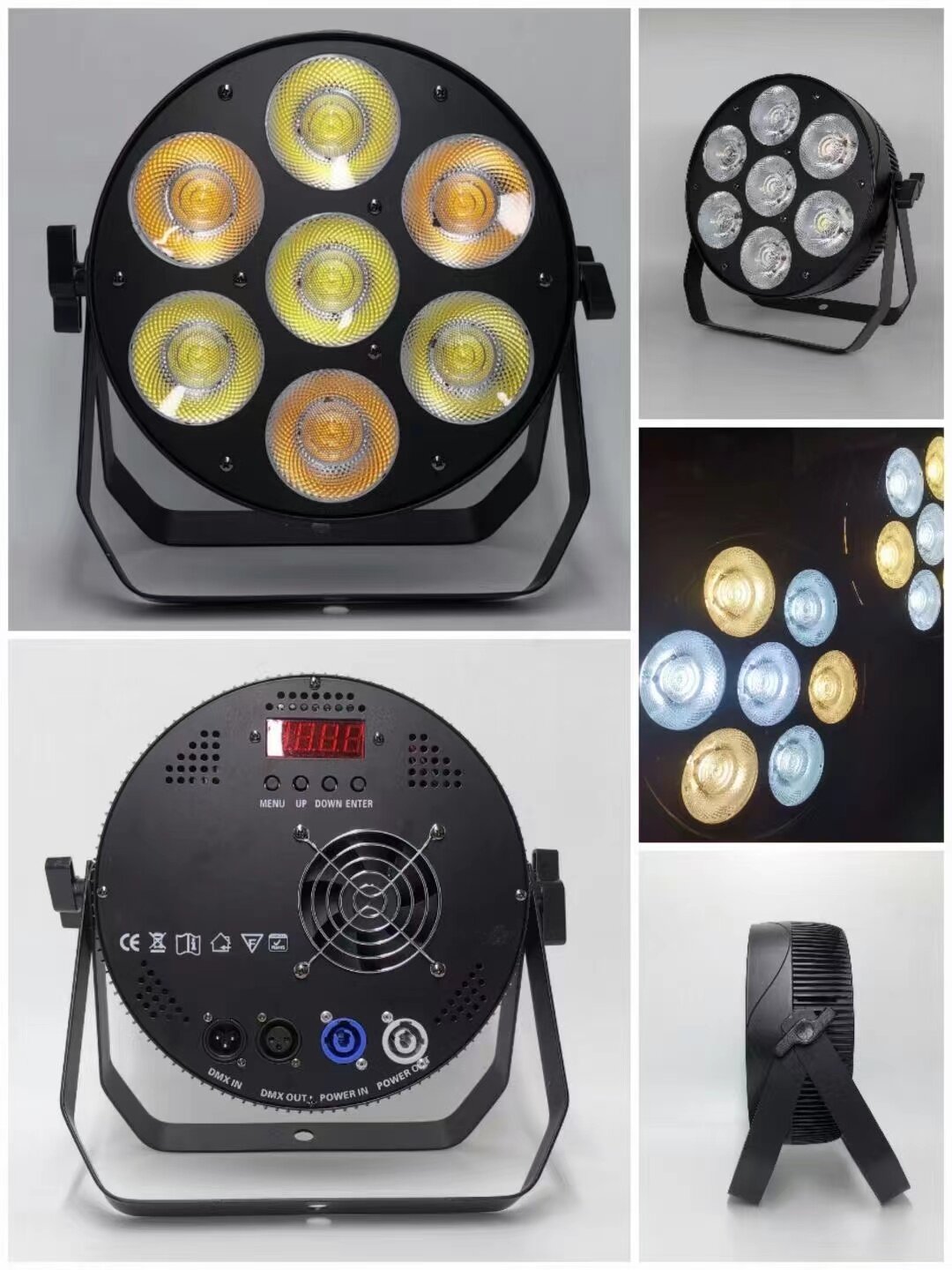 Fydun LED Down Light Projecteur LED intérieur COB Down Light Lampe de  décoration intégrée Trou ouvert 89mm 100-240V 7W (7 w