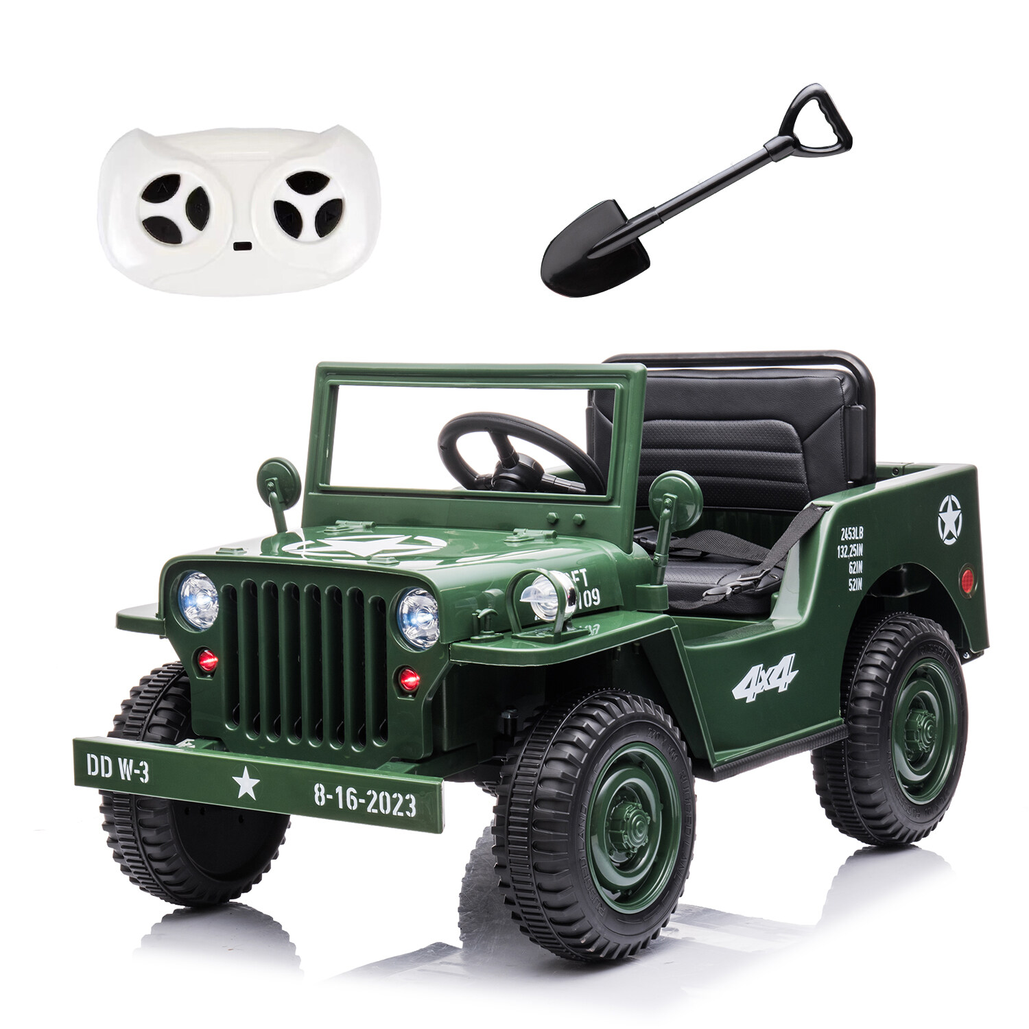 Ride on Truck 12V Kids Battery Powered Ride on Auto Riding Toys con telecomando per i più piccoli