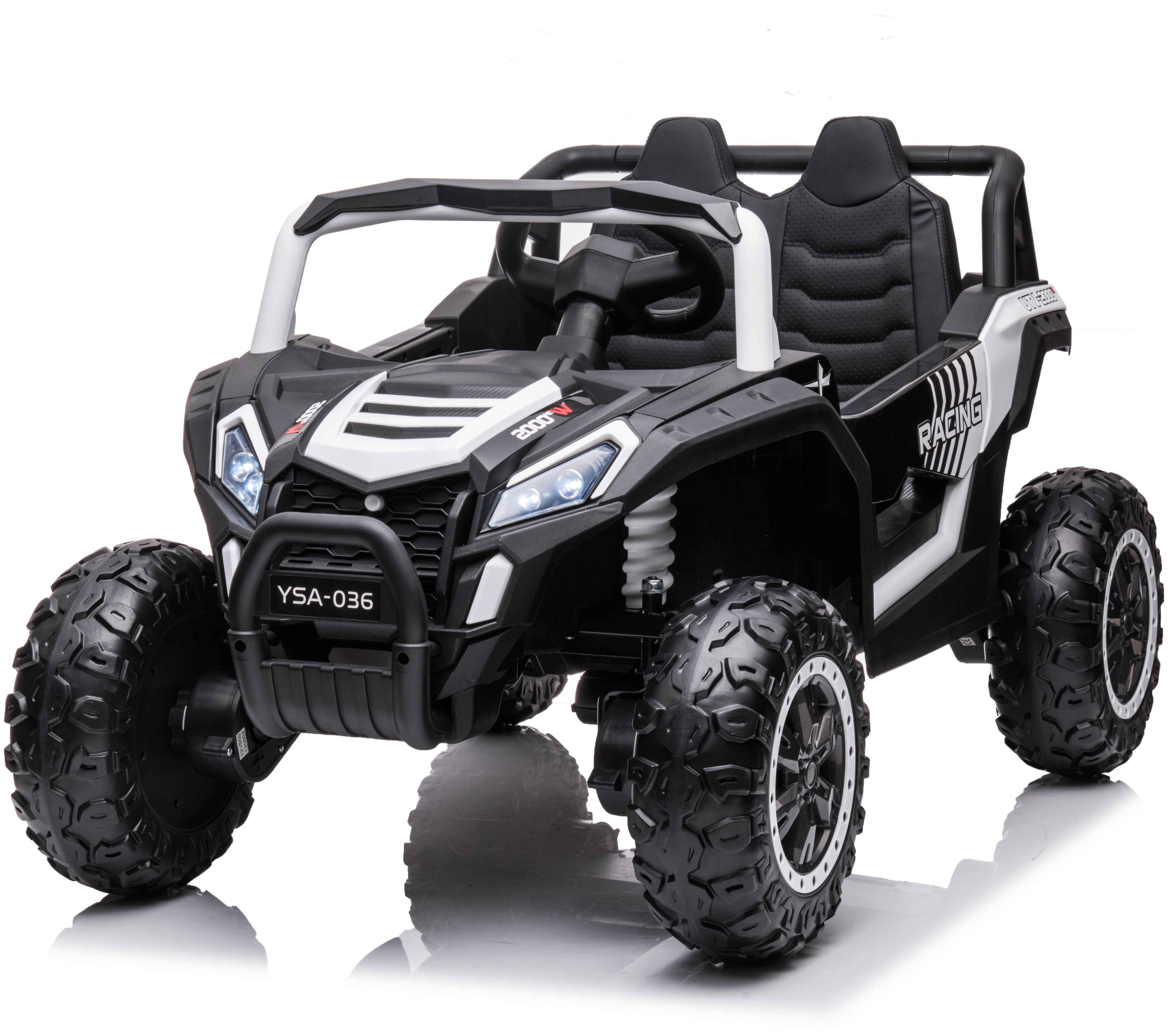 2V Ride on Truck 2-Seater Kids UTV Ride on Car Battery Powered Electric Vehicles with Remote Control for 3+ Boys Girls