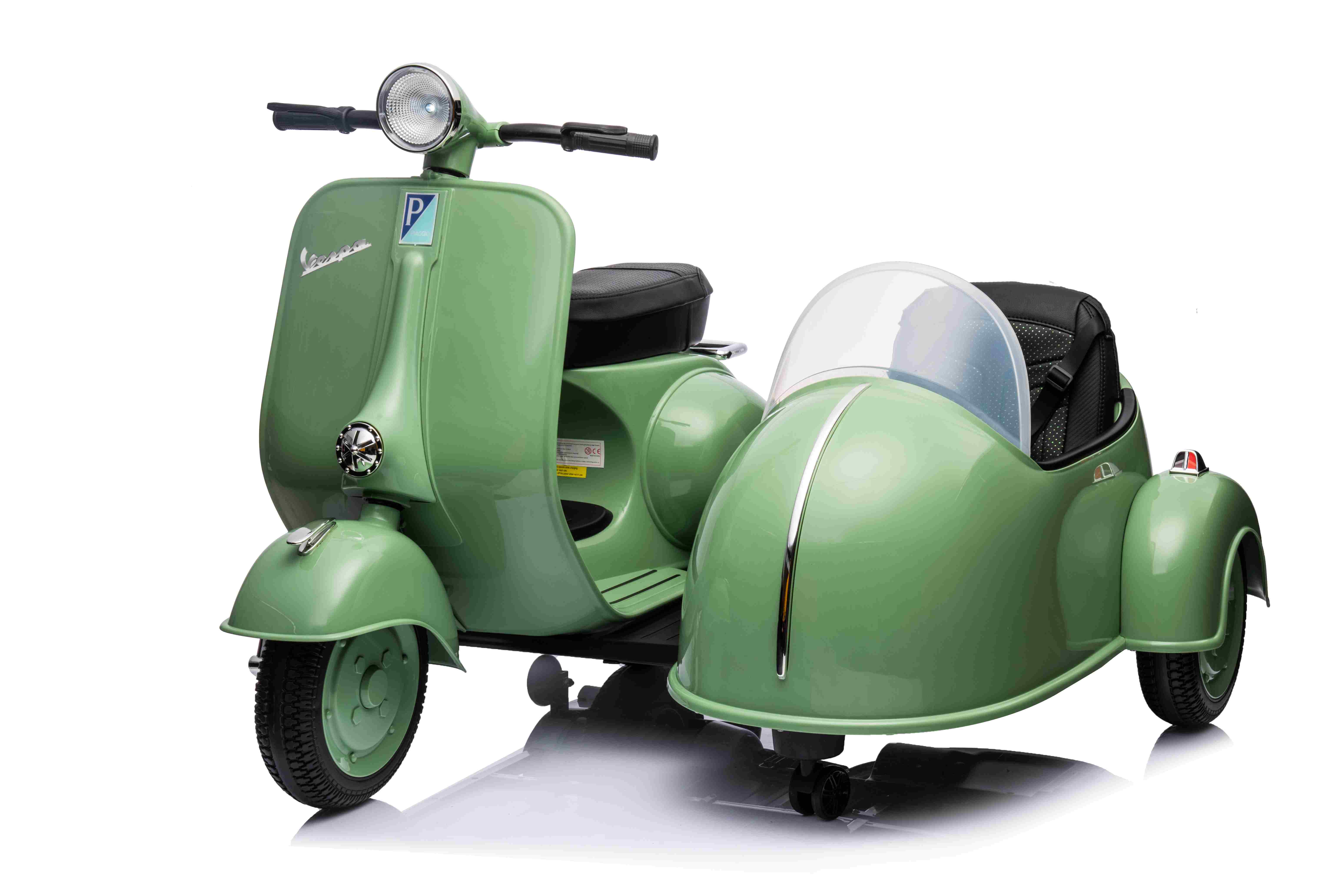 Lizenz Vespa 150 VL1T (1955) Kinder fahren mit dem Auto