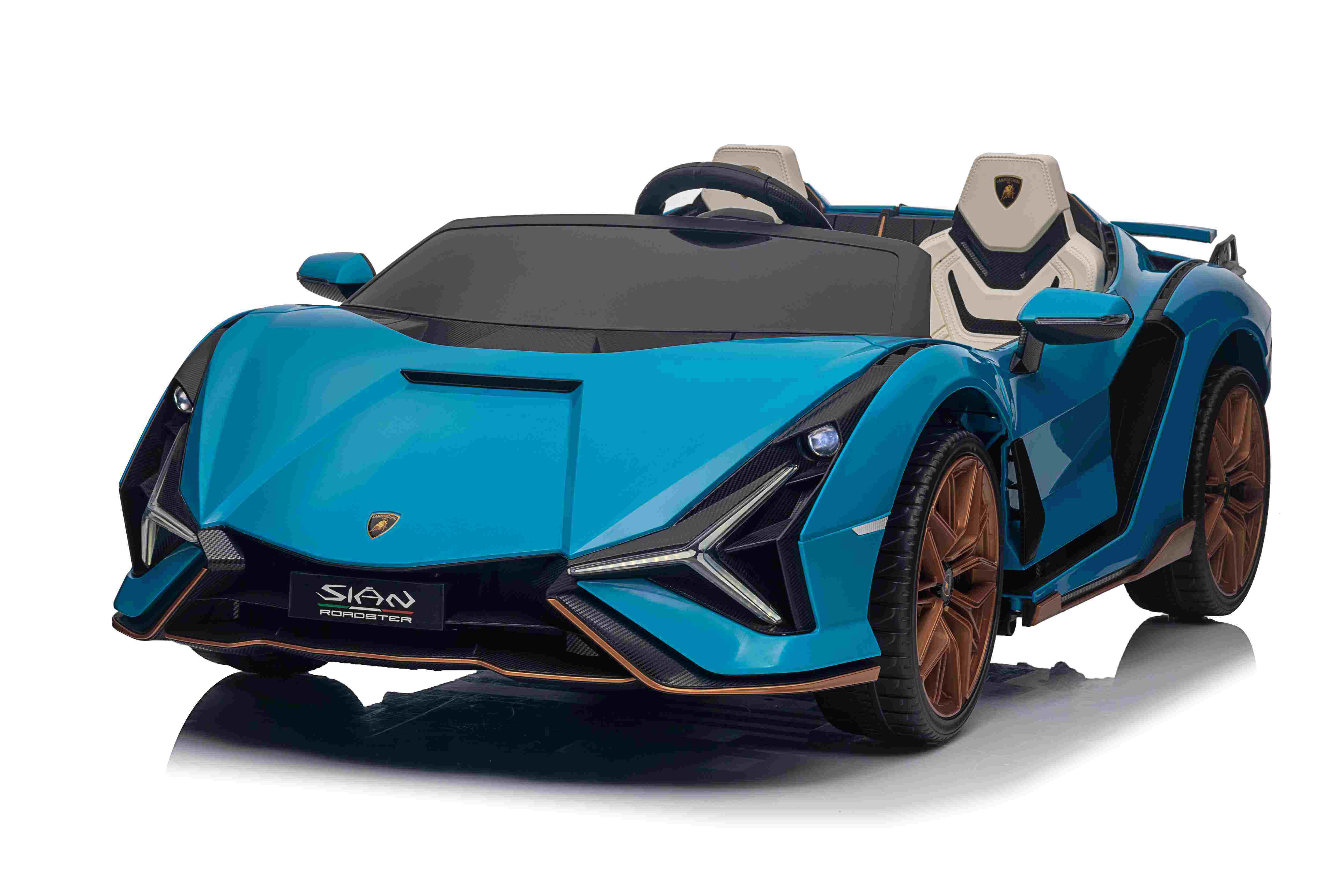 Αδεδομένη Lamborghini Sian Kids Ride στο αυτοκίνητο