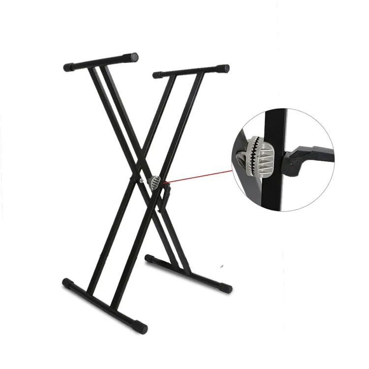 adjustable height piano keyboard stand, digital piano keyboard stand, portable piano keyboard with stand