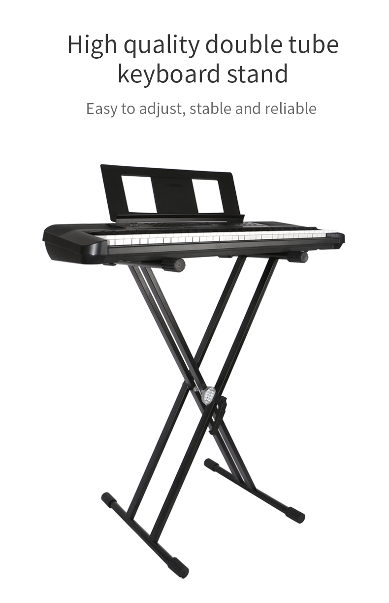 Adjustable Height Piano Keyboard Stand