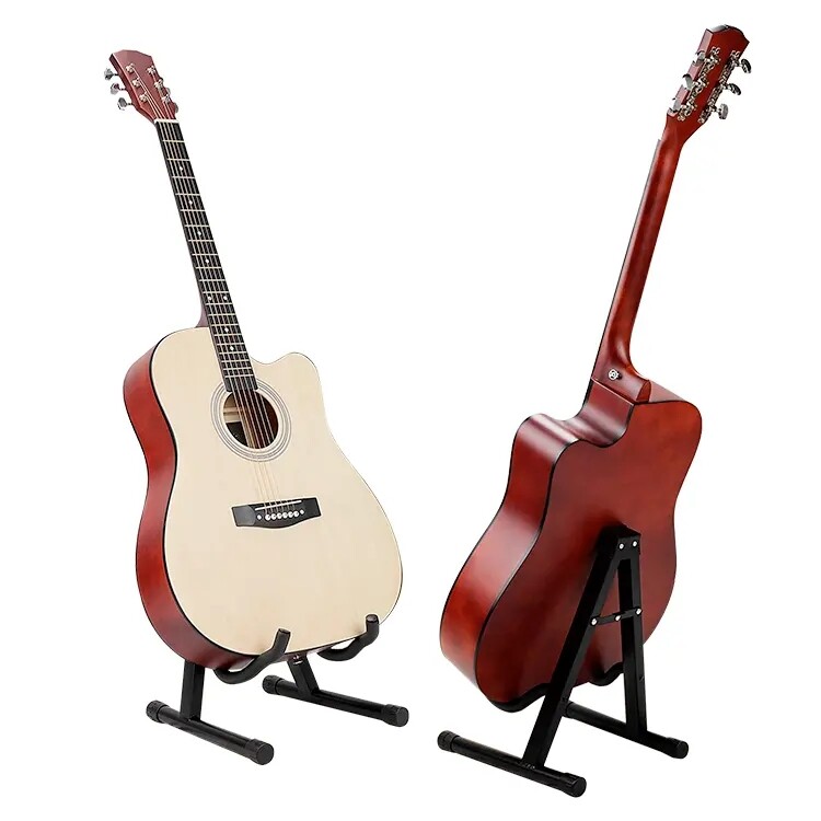 soporte de marco A de guitarra plegable, soporte de plegado de guitarra, soporte de partituras para guitarra