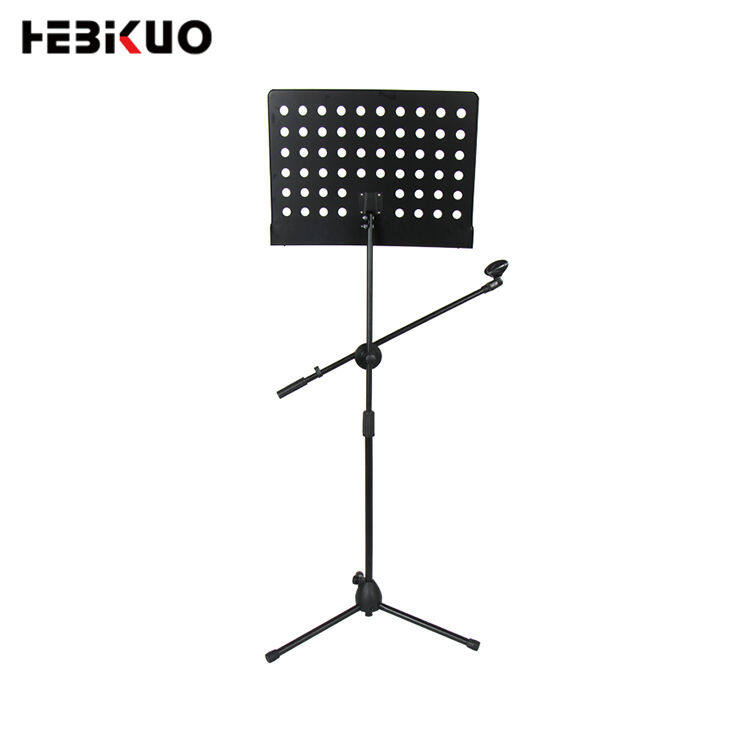HEBIKUO PA513 adjustable microphone stand and music stand