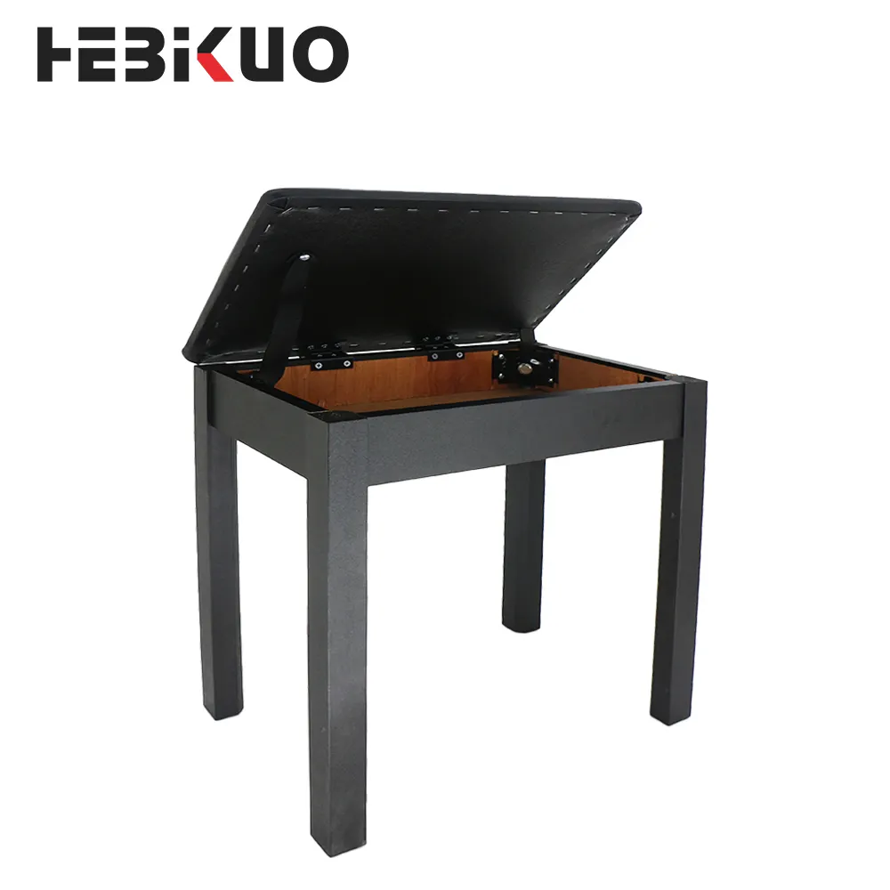 Durable and waterproof leather digital piao bench solid wooden piano tool for sale