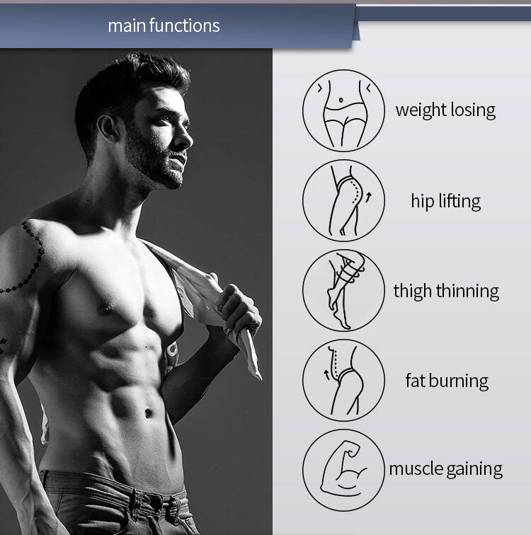 Newest 4 Handles ONE-TO-ONE Circuit EMS Body Slimming Muscle Building Machine for Spa