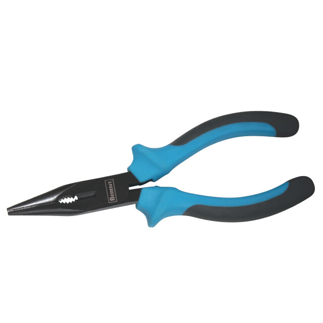 BT1022 Long nose plier, black nickle iron plated