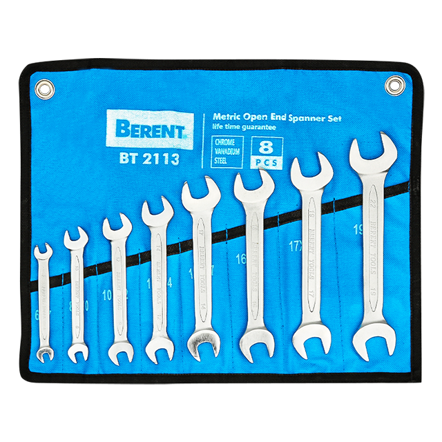 BT2112 Metric Double Open End Spanner Set