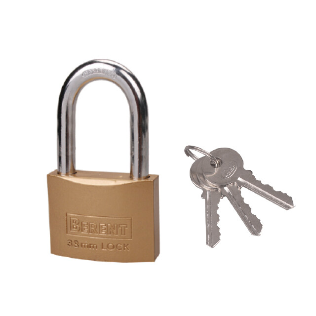 BT3306 Long Beam Imitate Copper Iron Padlock