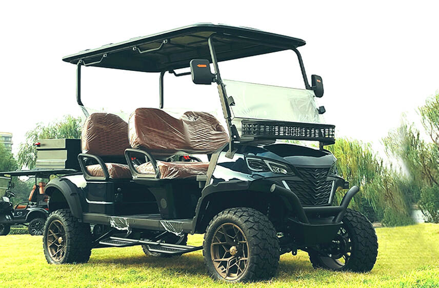 2nd generation lifted golf cart B model with rear cargo box