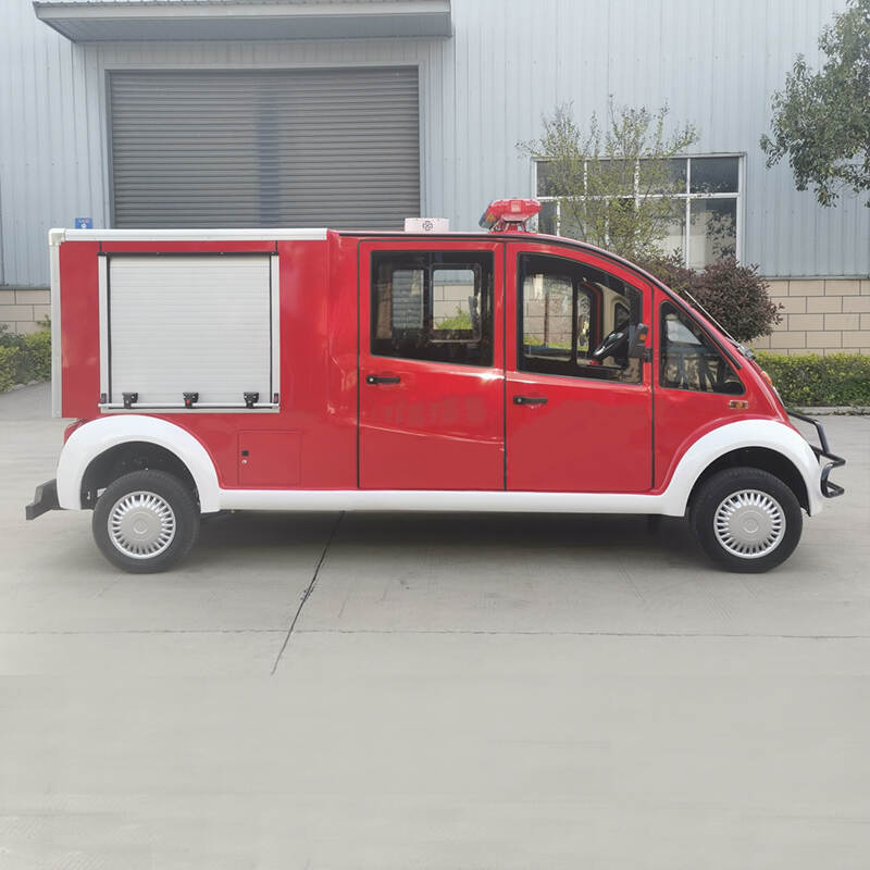 4-5 seats electric modified pickup fire patrol car