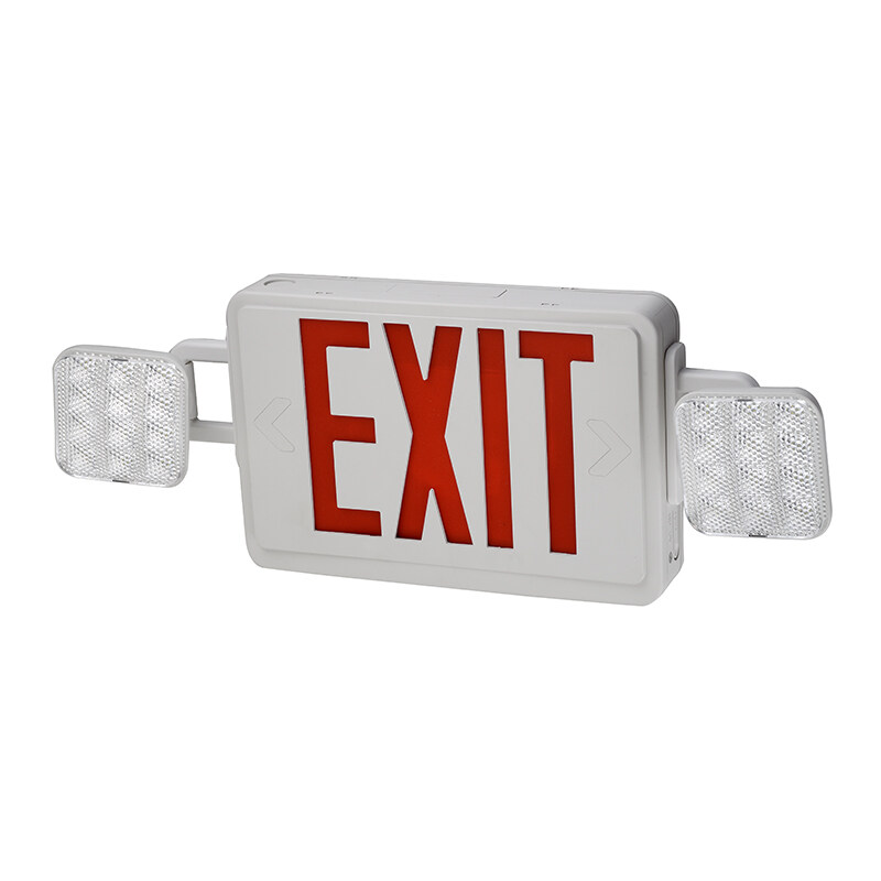 EMERGENCY LIGHT COMBO WITH EXIT SIGN