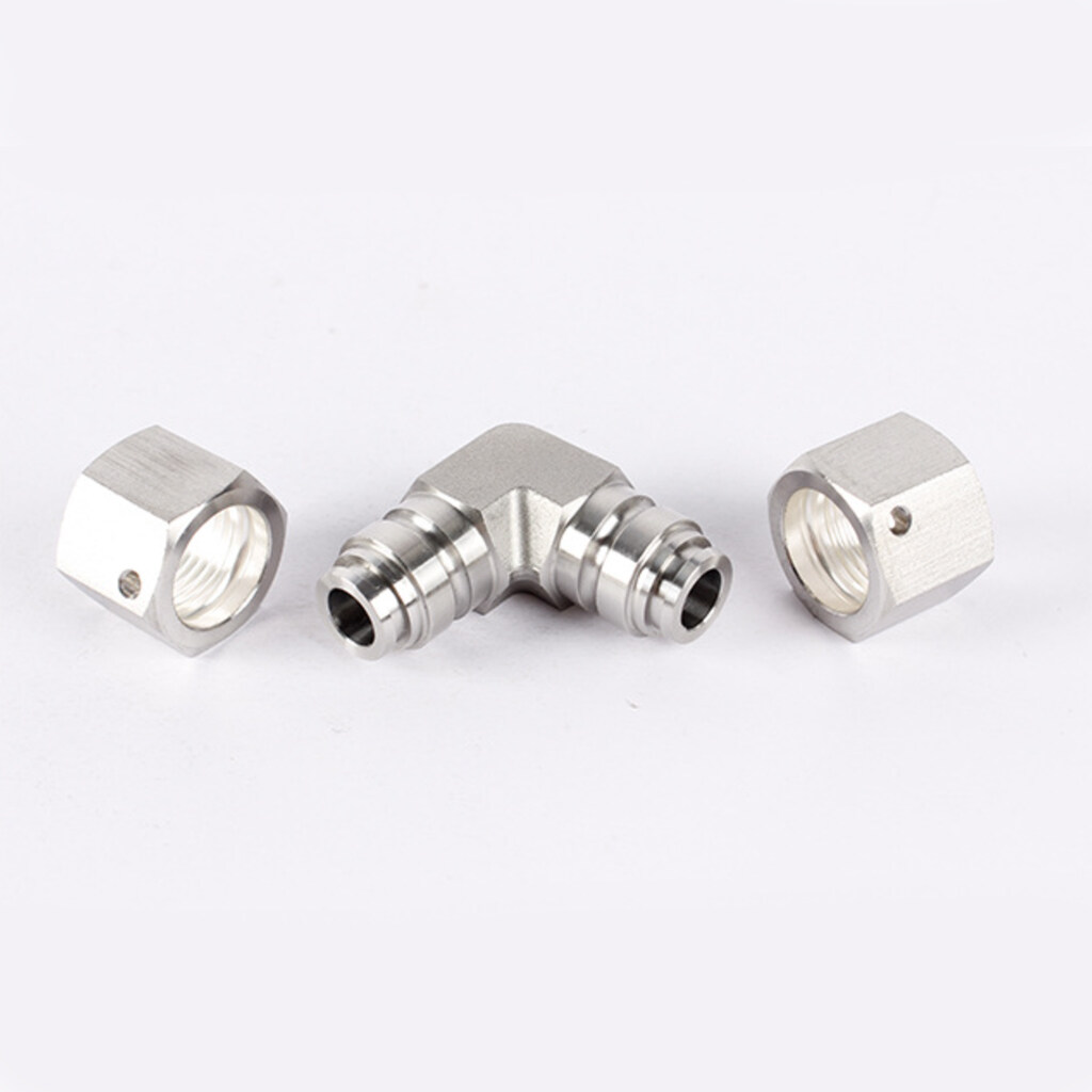 Male Threaded Stainless Steel Pneumatic Push Connection Quick Air Pipe Fittings