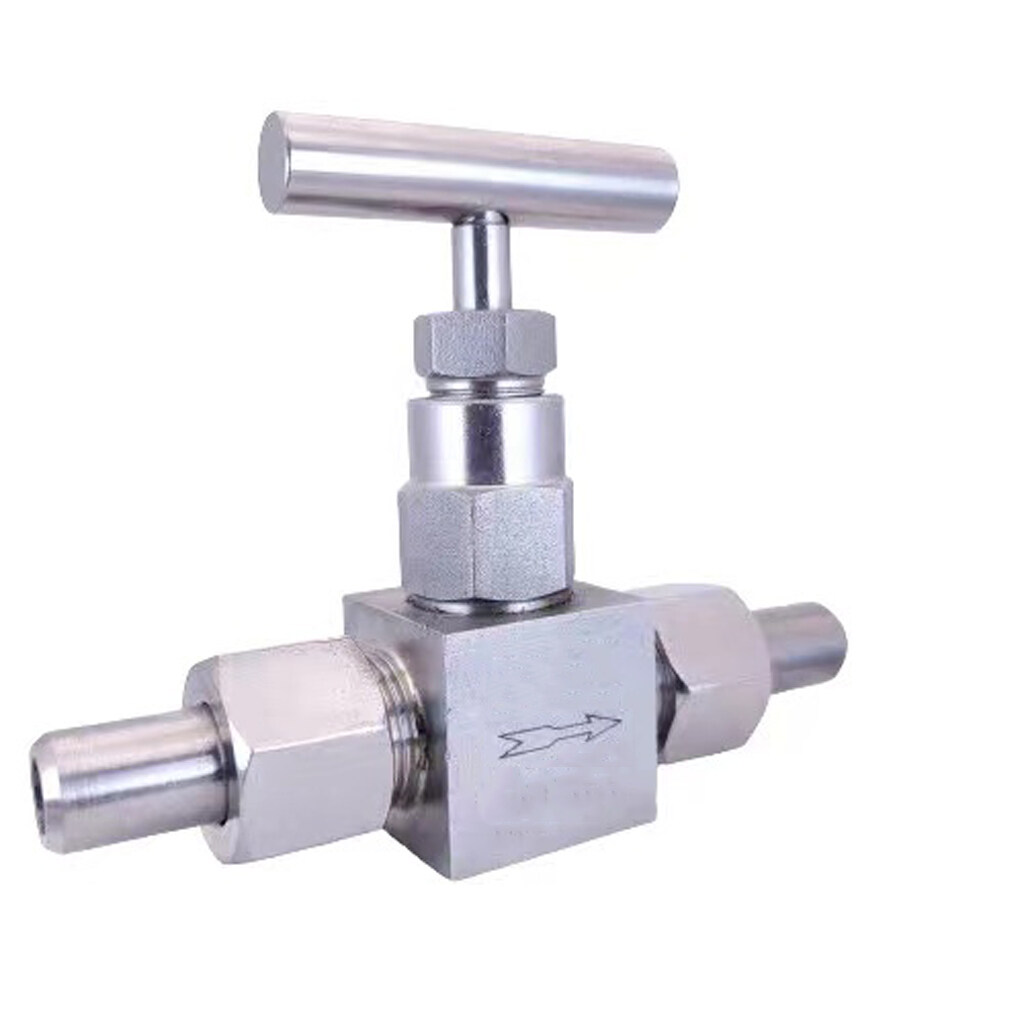 SS316 Stainless Steel Corrosion Resistant Male Thread Straight Needle Valves