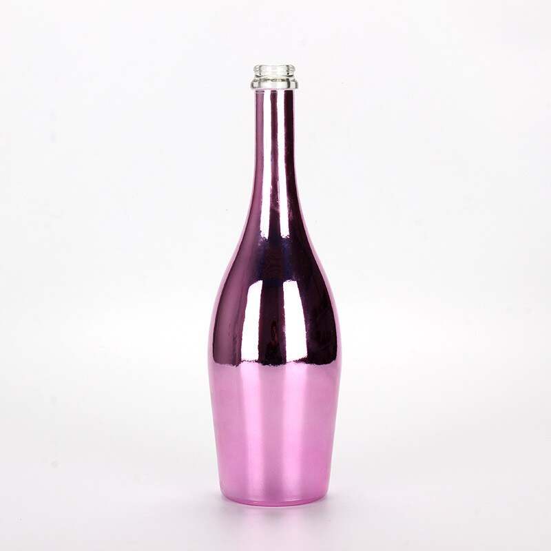 China champagne wine glass bottle, glass champagne bottles wholesale