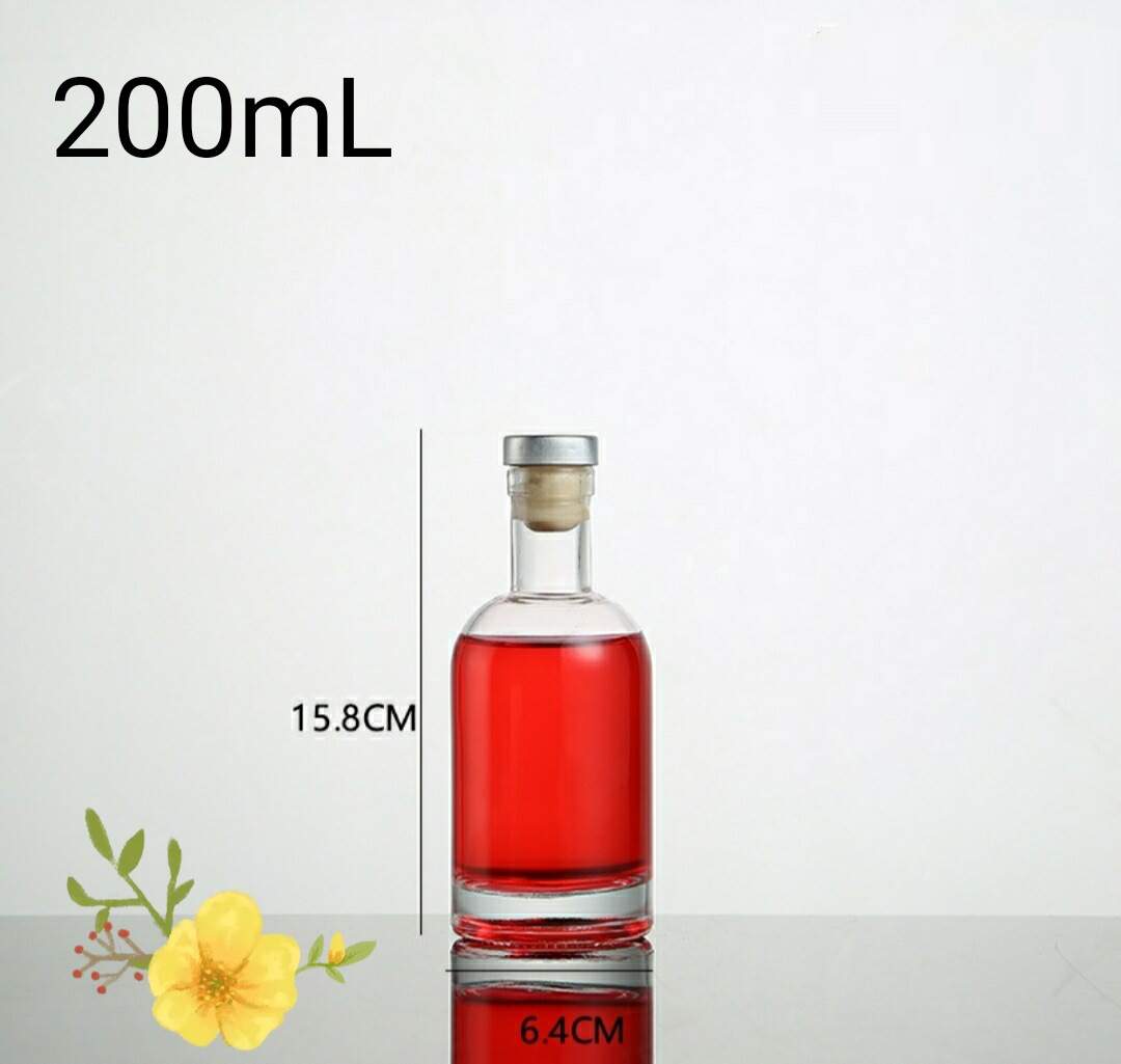 China Frosted Beverage Glass Bottle