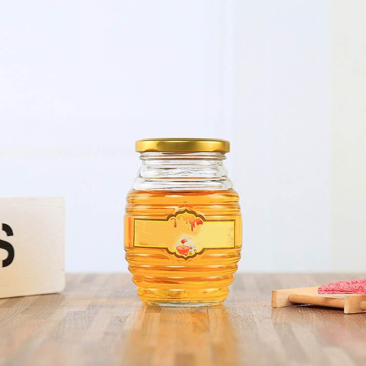 Glass Honey Jar