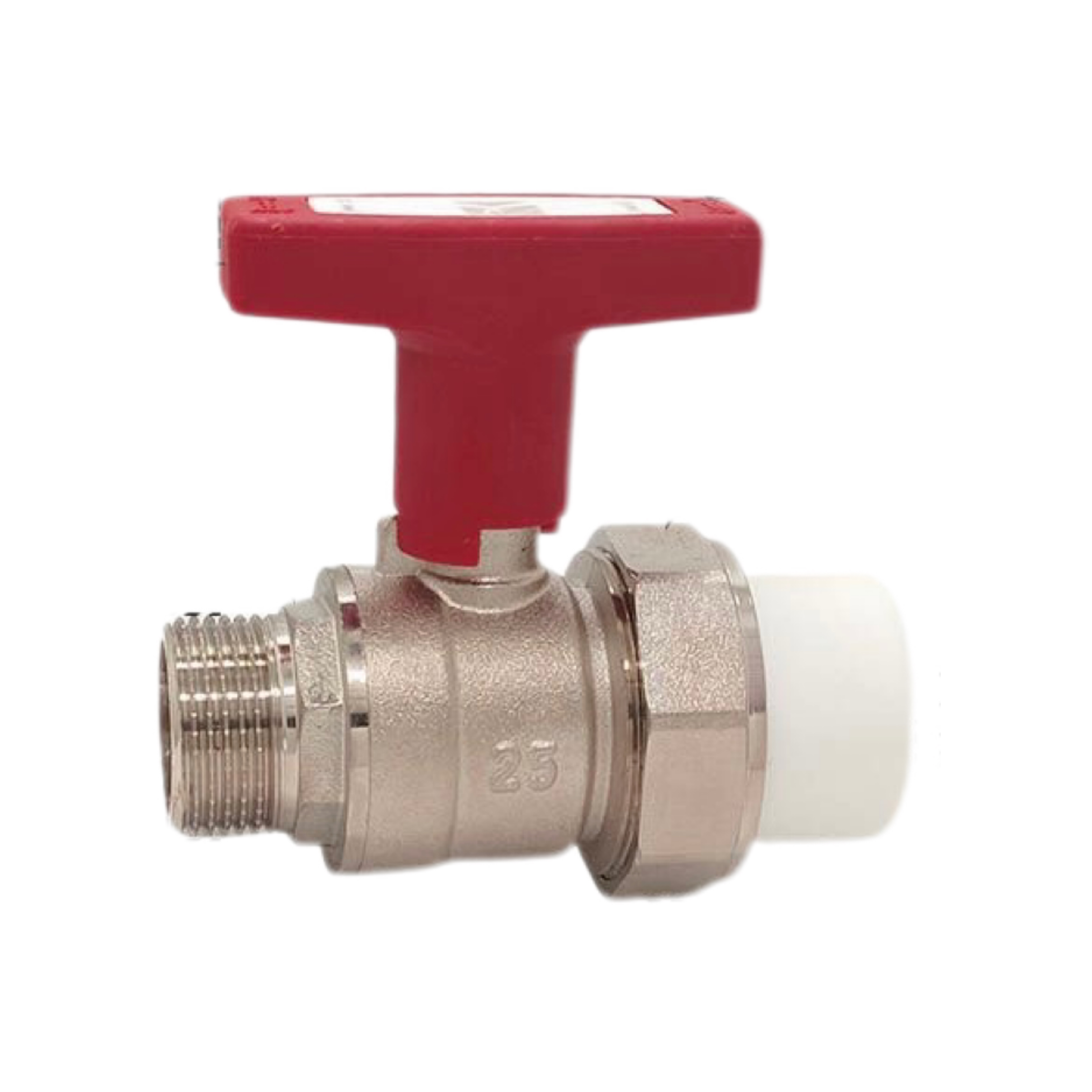 Two-Port Male Threaded High-Stem Brass Ball Valve