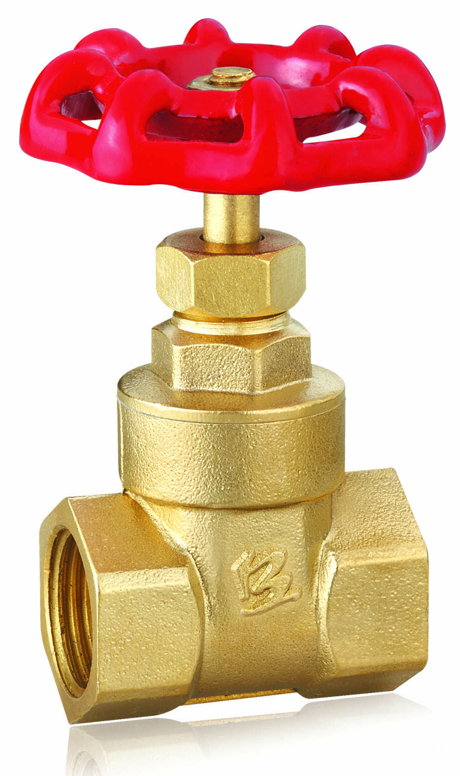 Brass gate valve