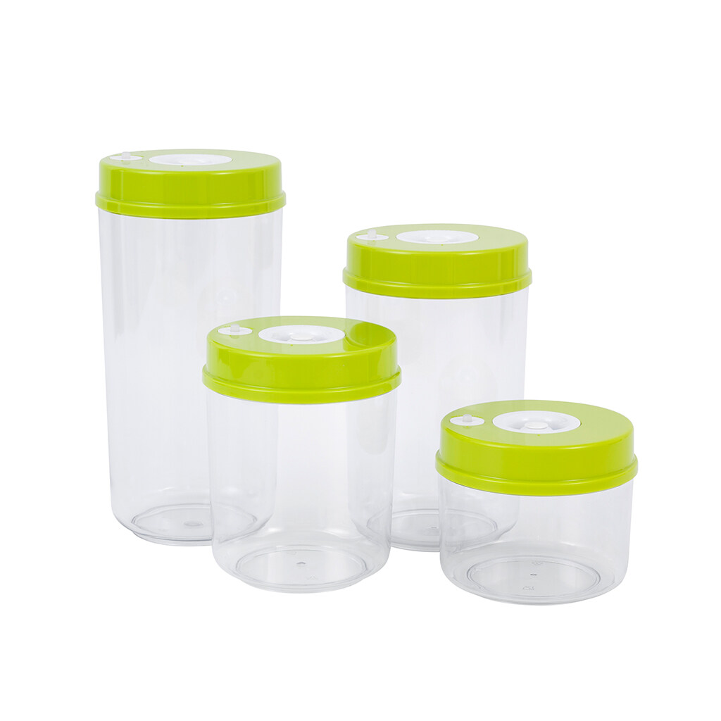 High Quality PP Rice Seal With Pump Vacuum Food Storage Container Set