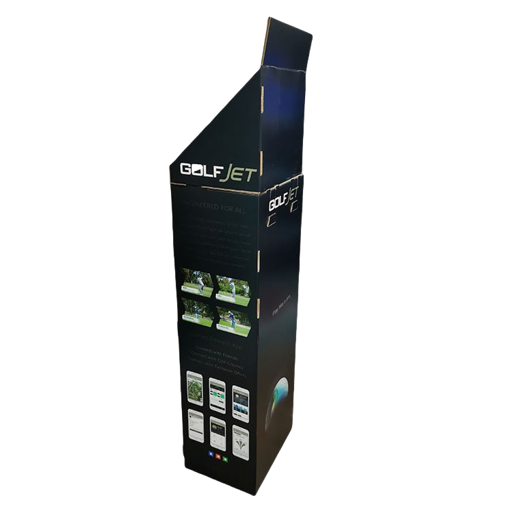 FSC Approved Cardboard POS Display Stands With Plastic / Metal Hooks