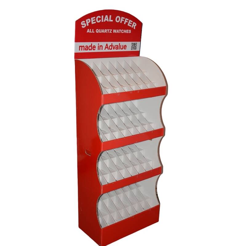 Embossing Cardboard Stand Display Matte Lamination For Multi Scene-copy