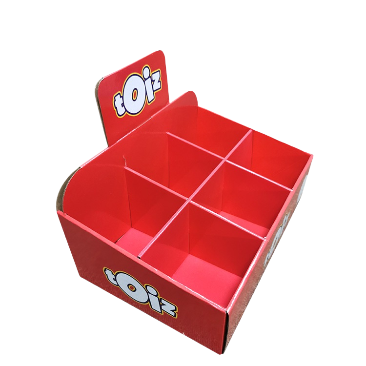 Customized Cardboard Corrugated PDQ Displays With Full Color Printing