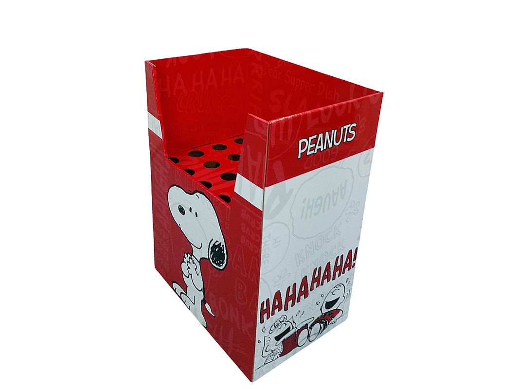 Creative Cardboard POS Displays Dump Bins For Retail Customizable