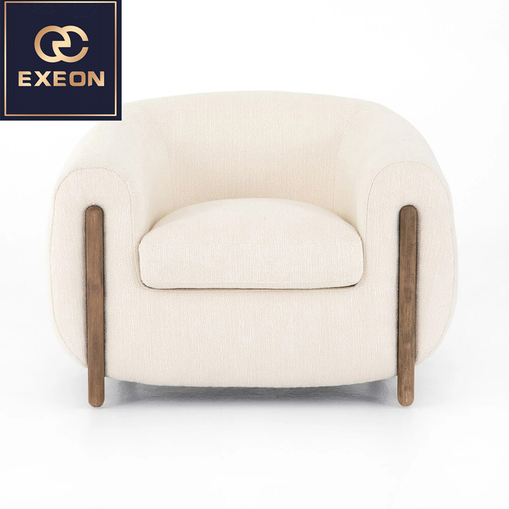 Outdoor Teak Wood Door Design Sofa Chair Club Chair Furniture Set Outdoor Chair