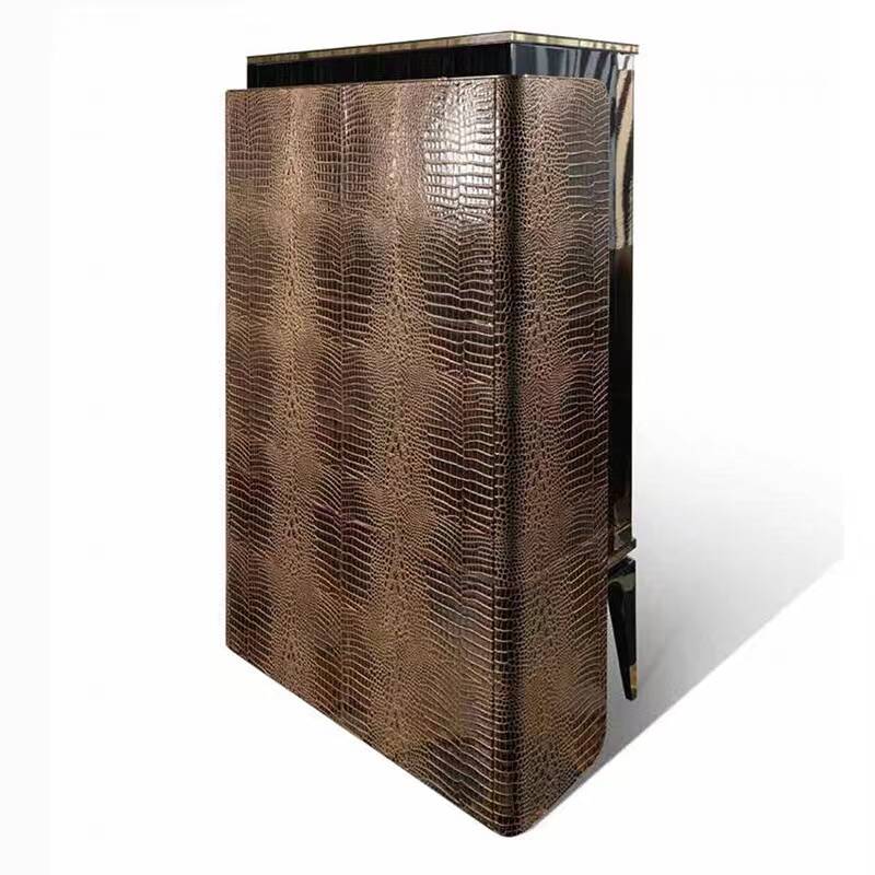 Luxury wine cabinet-Leather wine cabinet-Italian wine cabinet