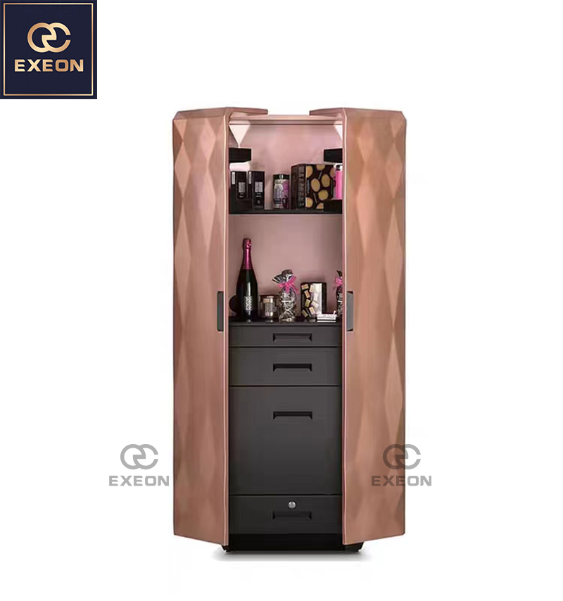 Luxury wine cabinet-Pink wine cabinet-High-grade cabinet