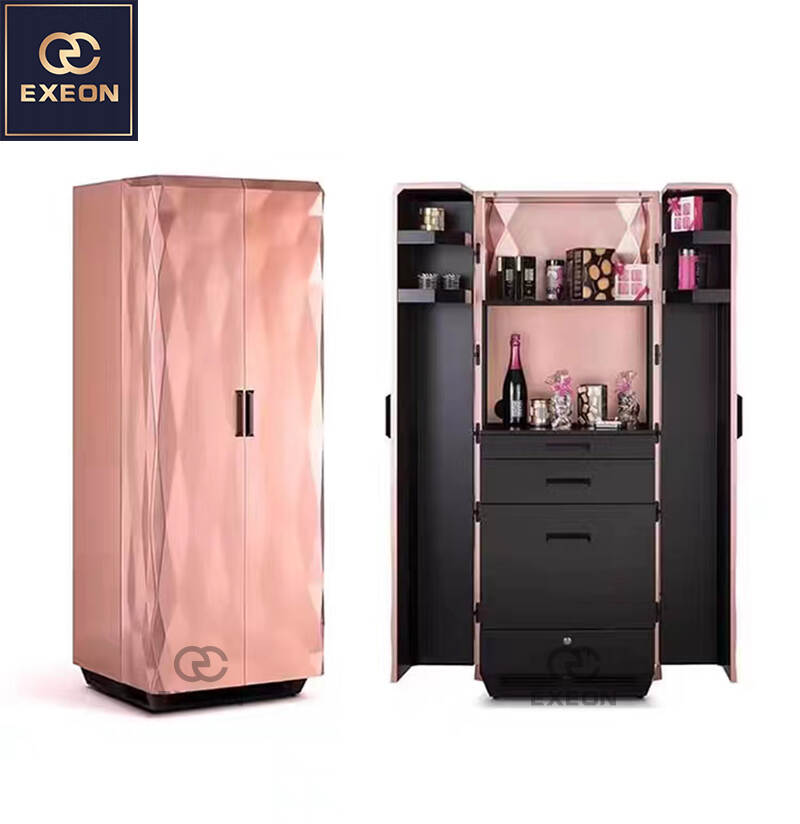 Luxury wine cabinet-Pink wine cabinet-High-grade cabinet