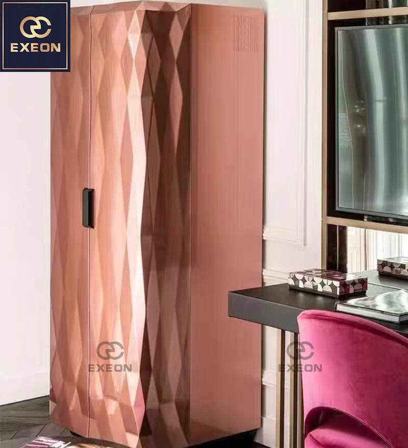 Luxury wine cabinet-Pink wine cabinet-High-grade cabinet